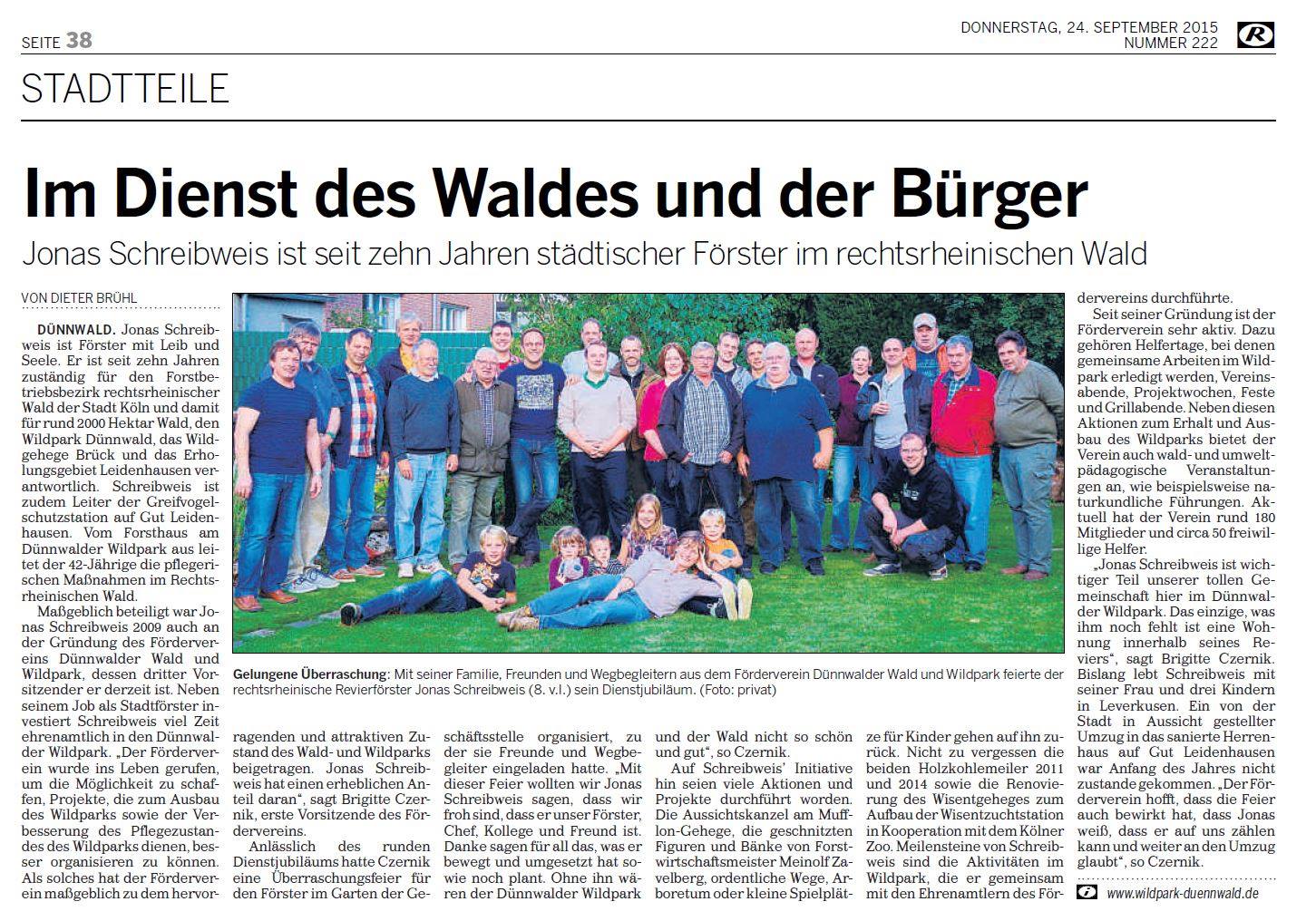 150915 Zeitung Feier